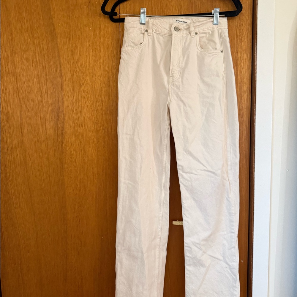 Abby High Rise Straight Jeans